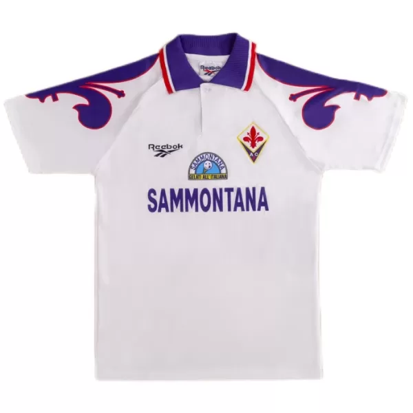 Camisola Fiorentina 1995-96 Retrô Homem Equipamento 2ª