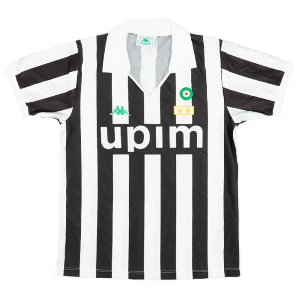 Camisola Juventus 1991-92 Retrô Homem Equipamento 1ª