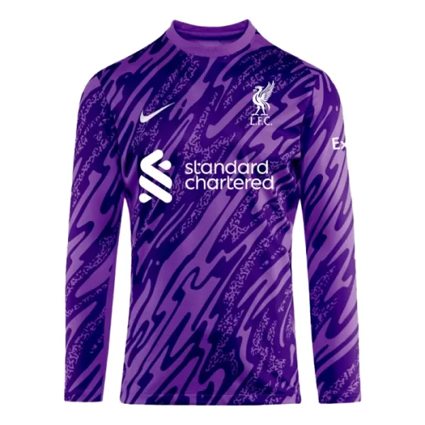 Camisola Guarda-Redes Liverpool Homem 2024/25 Roxo Manga Comprida