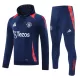 Capuz Conjunto de Moletom de Treino Manchester United Homem 2024/25 Navy