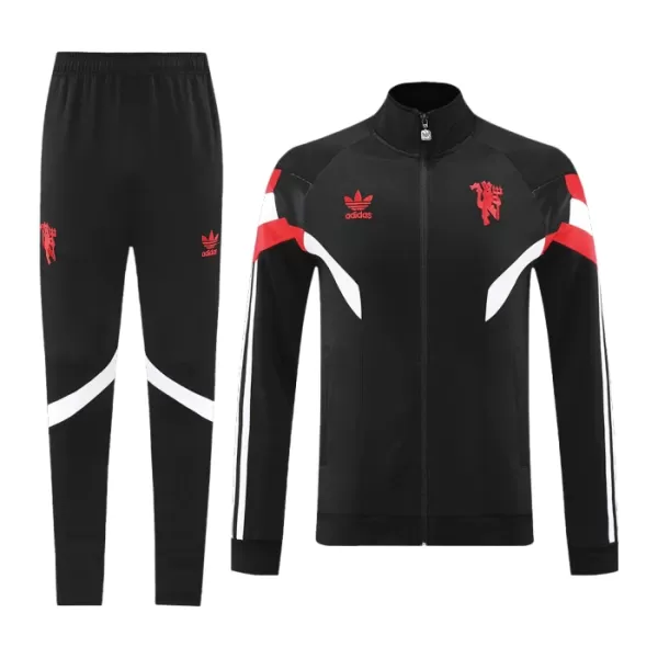 Casaco de Treino Conjunto Manchester United Homem 2024/25 Preta