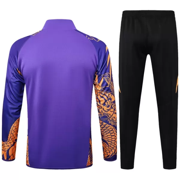 Casaco de Treino Conjunto Real Madrid Dragon Homem 2024/25 Roxo