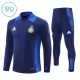 Conjunto de Moletom de Treino Al Nassr Criança Quarto-Zíper 2024/25 Azul