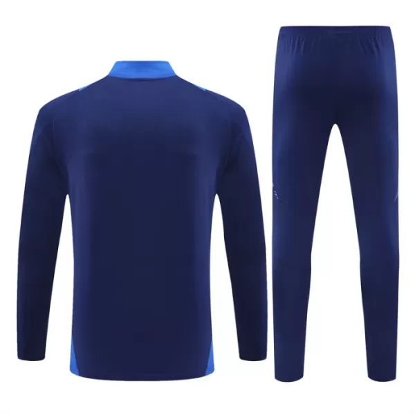 Conjunto de Moletom de Treino Al Nassr Homem Quarto-Zíper 2024/25 Azul