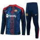 Conjunto de Moletom de Treino Barcelona Homem Quarto-Zíper 2024/25 Navy