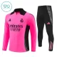 Conjunto de Moletom de Treino Real Madrid Criança Quarto-Zíper 2024/25