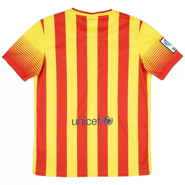 Camisola Barcelona 2013-14 Retrô Homem Equipamento 2ª