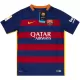 Camisola Barcelona 2015-16 Retrô Homem Equipamento 1ª