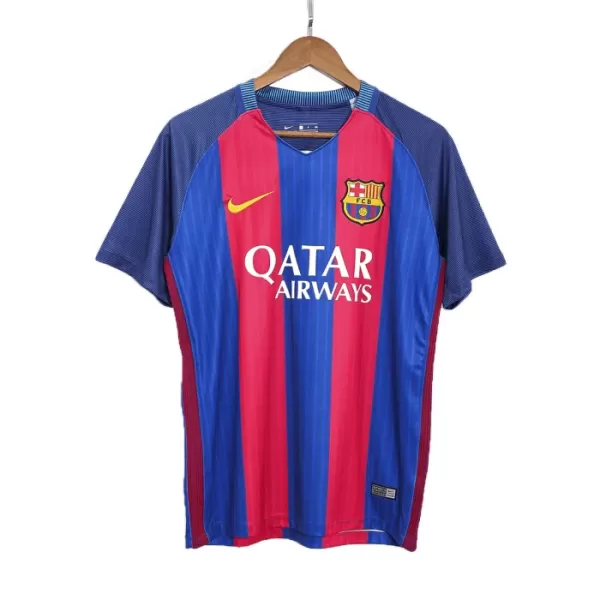 Camisola Barcelona 2016-17 Retrô Homem Equipamento 1ª