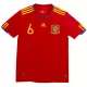 Camisola Espanha A. Iniesta 6 2010 Retrô Homem Equipamento 1ª