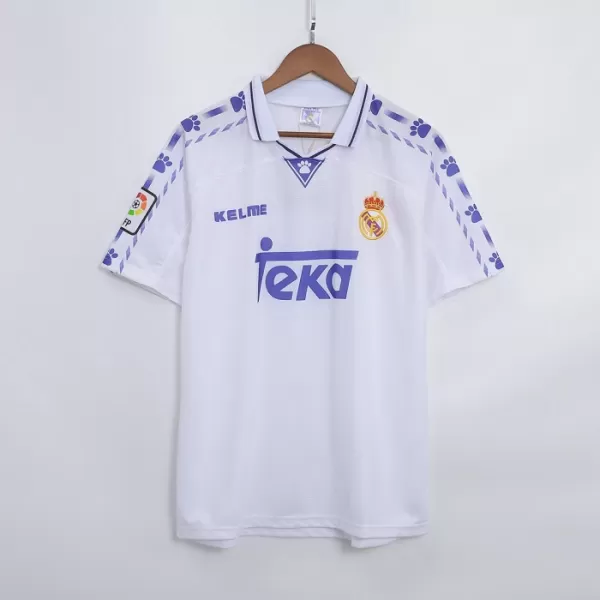 Camisola Real Madrid 1996-97 Retrô Homem Equipamento 1ª