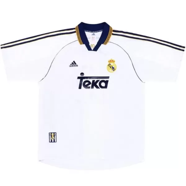 Camisola Real Madrid 1998-00 Retrô Homem Equipamento 1ª