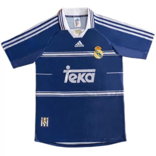 Camisola Real Madrid 1998-99 Retrô Homem Equipamento 2ª