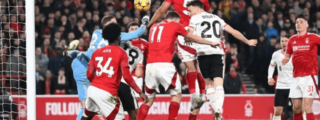 Slote fez uma substituição mágica, o Liverpool empatou com o Nottingham Forest 1-1